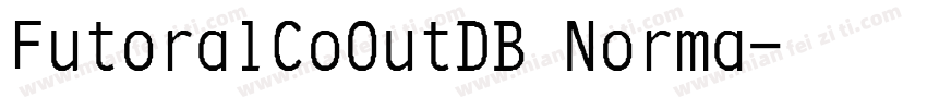 FutoralCoOutDB Norma字体转换